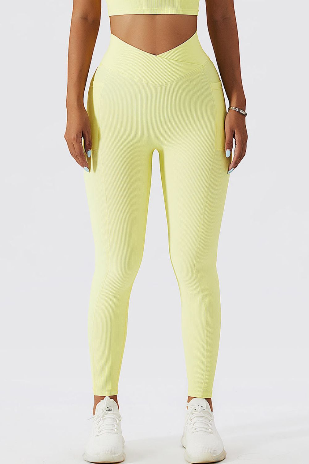 Basic Bae Crossover Waist Active Leggingss